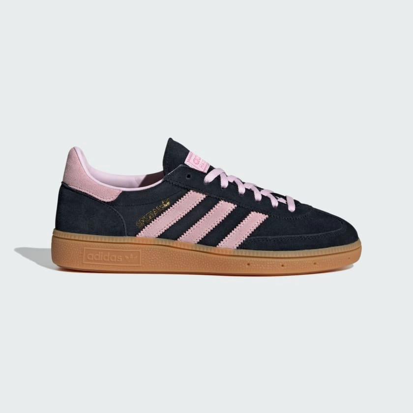 Adidas Floral Shoes HANDBALL SPEZIAL SHOES - Core Black / Clear Pink / Gum