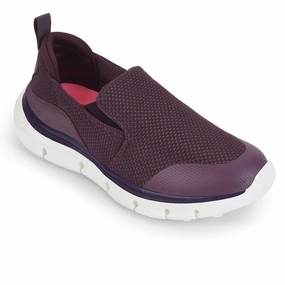 Leap7x Purple Non Lacing Sports Walking Shoes For Women BRISBEN10E By Liberty Walking Shoes Waterproof