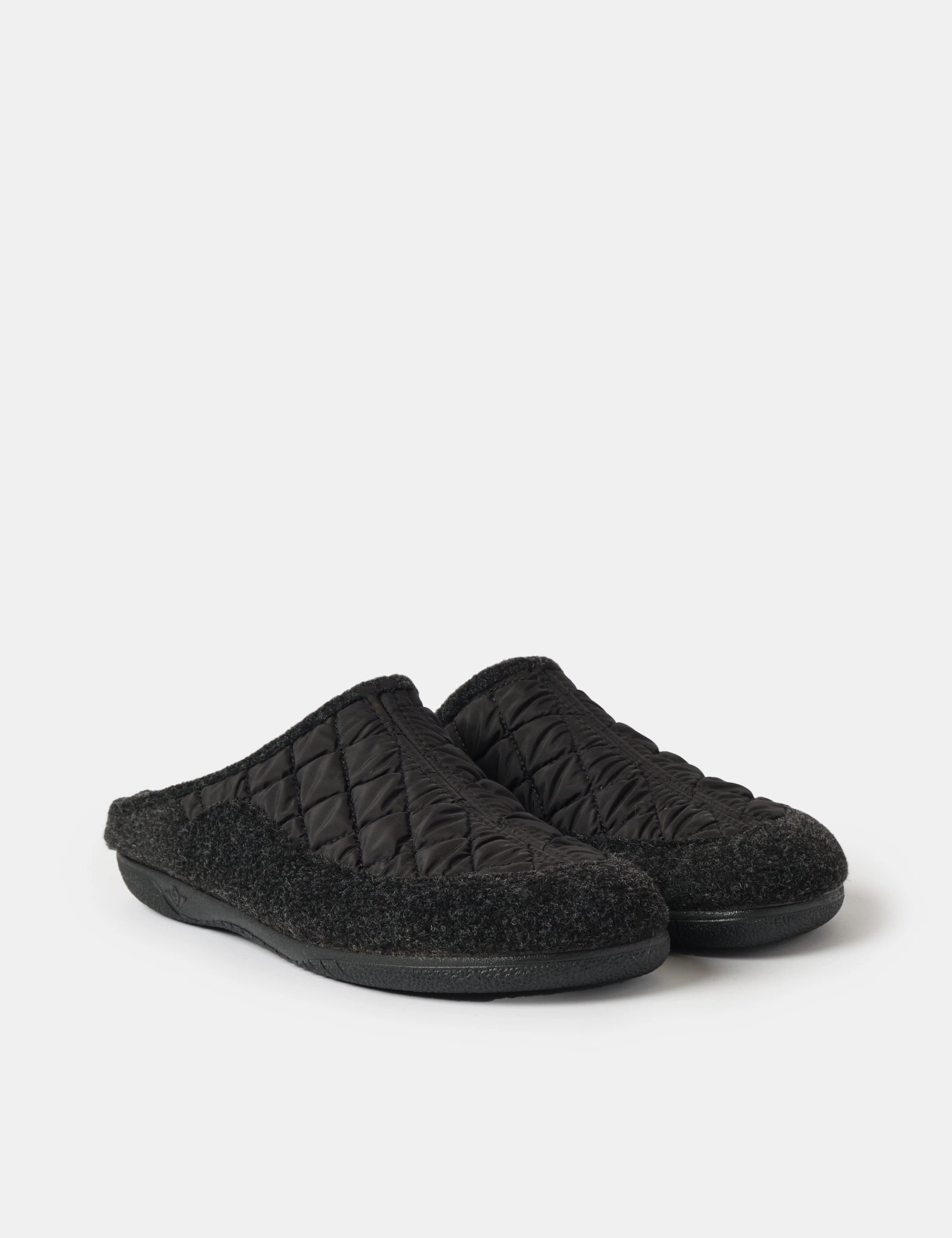 Gurus Cadiz Room Shoes Slippers - Anthracite Grey Tiddler Slippers