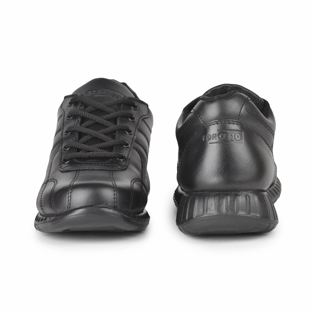 Force 10 Lacing Black Casual Shoes For Men 9906-05 By Liberty Spizike Winterized Casual Shoes