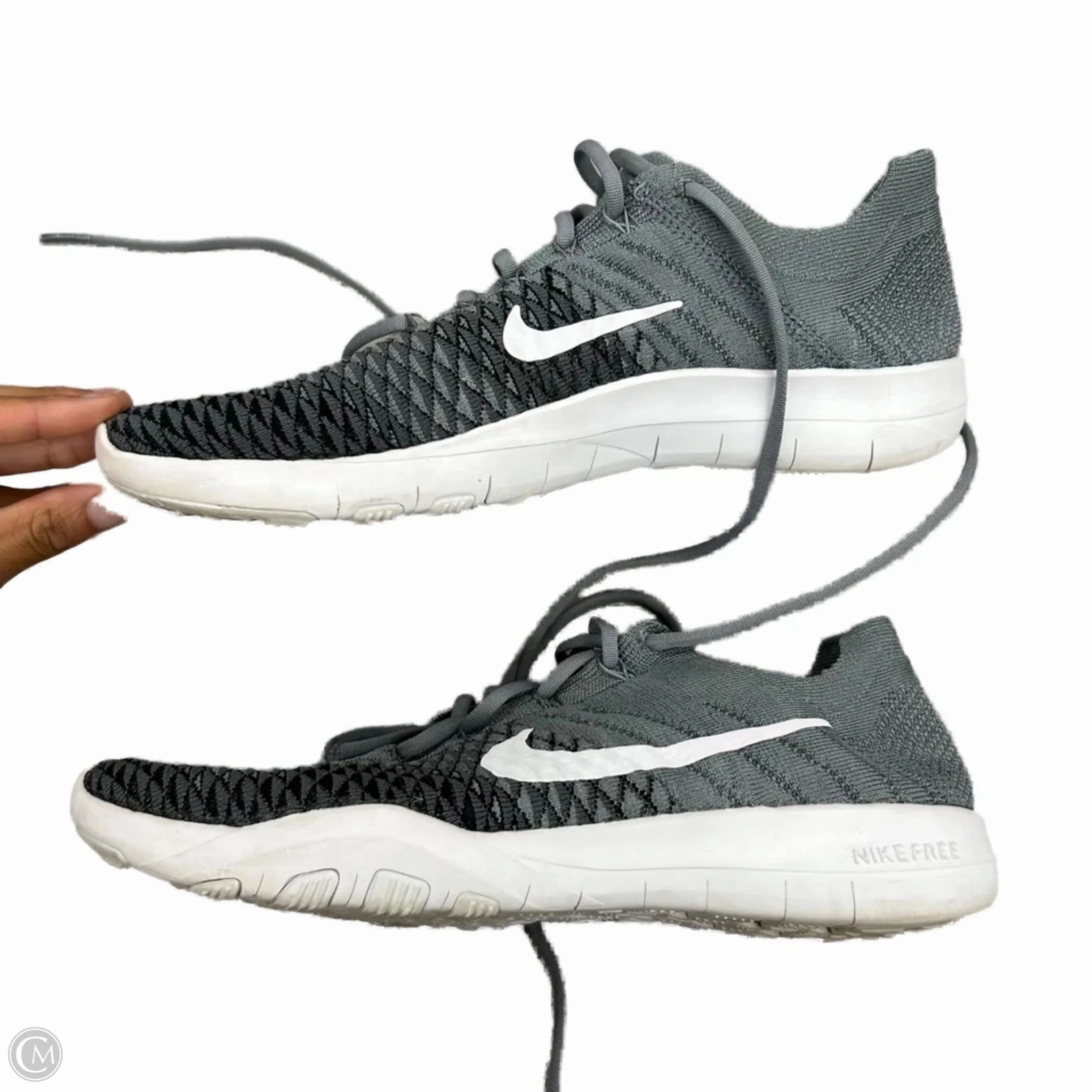 Asics Volleyball Shoes Size 5 Shoes Sneakers By Nike In Grey, Size: 9.5