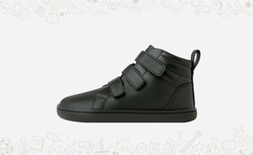 Highrise Luxe Kids - All Black High Top Skate Shoes