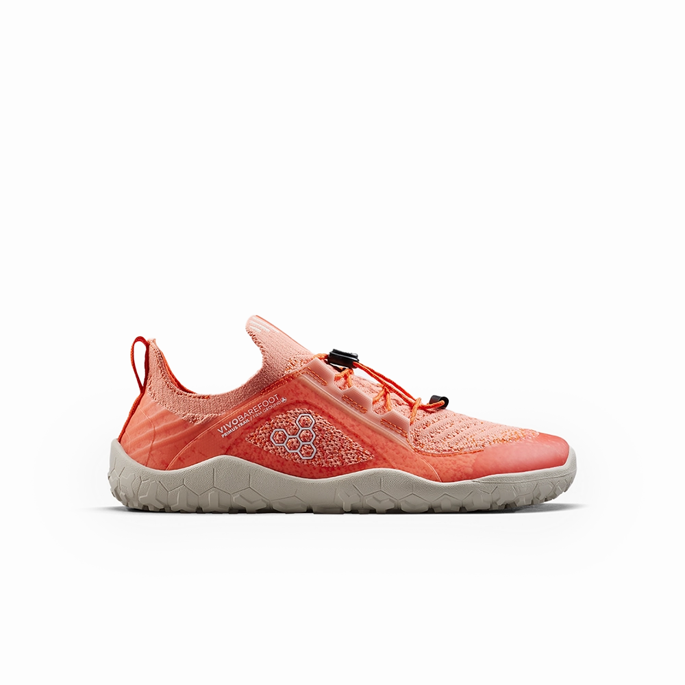Pilot Hiking Shoes Vivobarefoot Primus Trail Knit FG Juniors Sunset