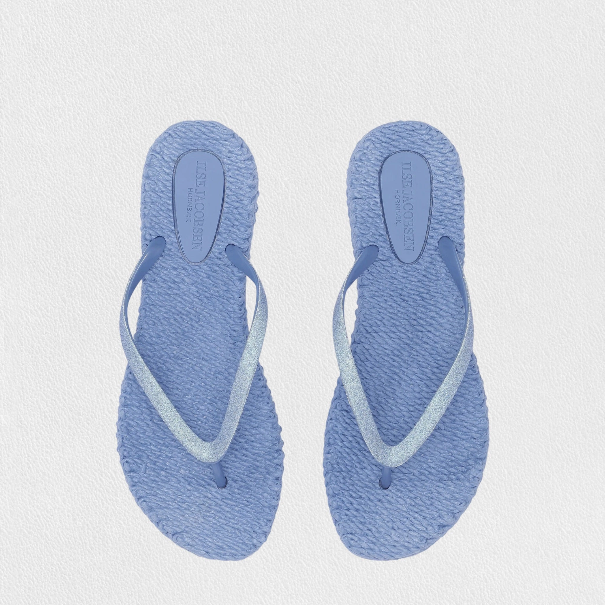 Flip Flops Green ILSE JACOBSEN - CHEERFUL SLIPPER IN LIGHT REGATTA