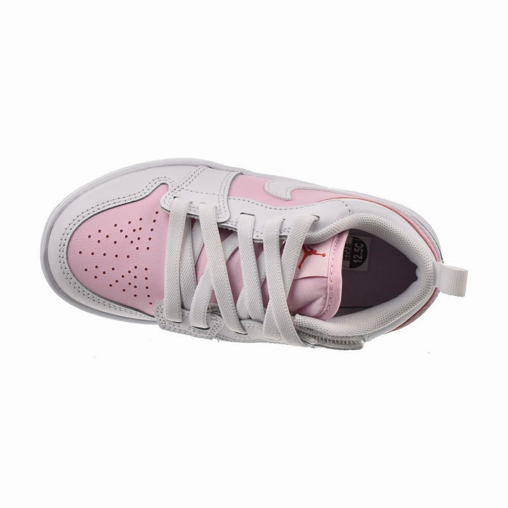 Basketball Sneakers Wide Width Jordan 1 Low ALT (PS) Little Kids' Shoes Pink Foam/White-Red dr9748-608