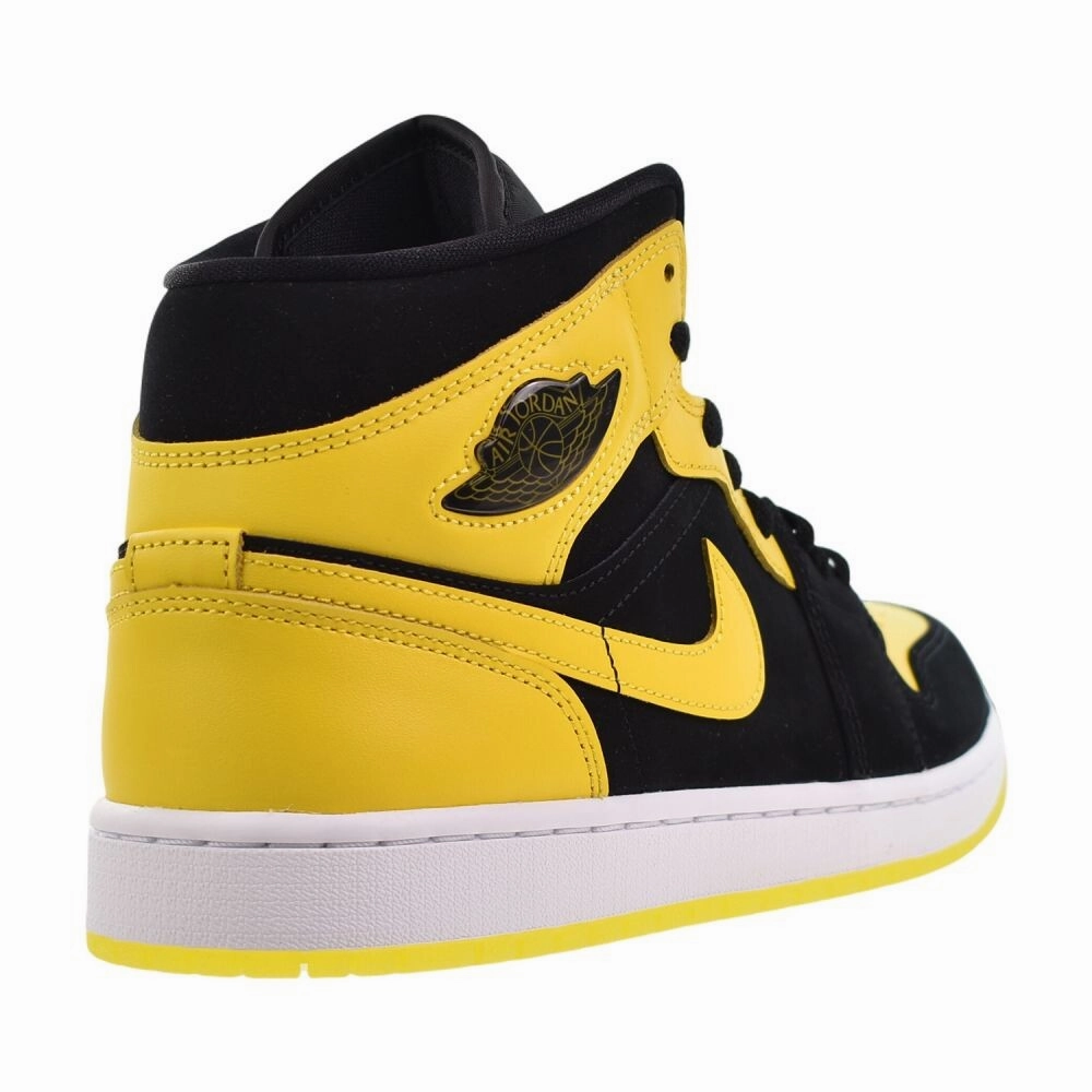 Rocket Dog Casual Shoes Jordan 1 Mid SE Men's Shoes Black/Varsity Maize-White