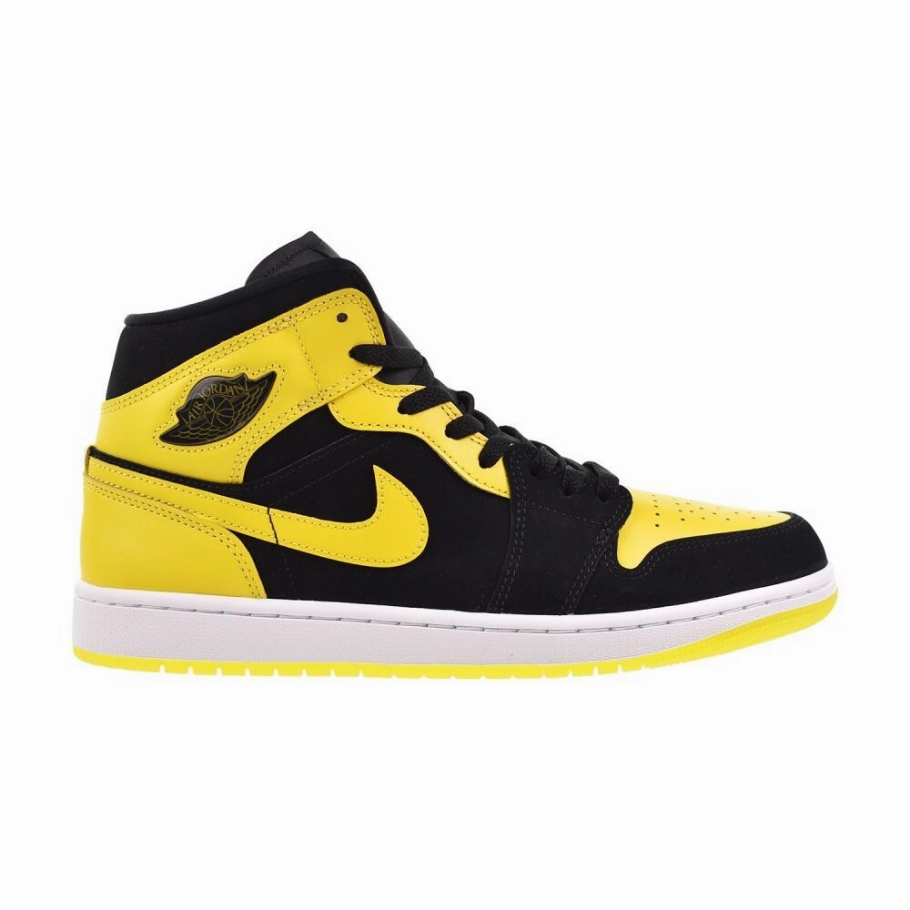Casual Shoes At Macy's Jordan 1 Mid SE Men's Shoes Black/Varsity Maize-White