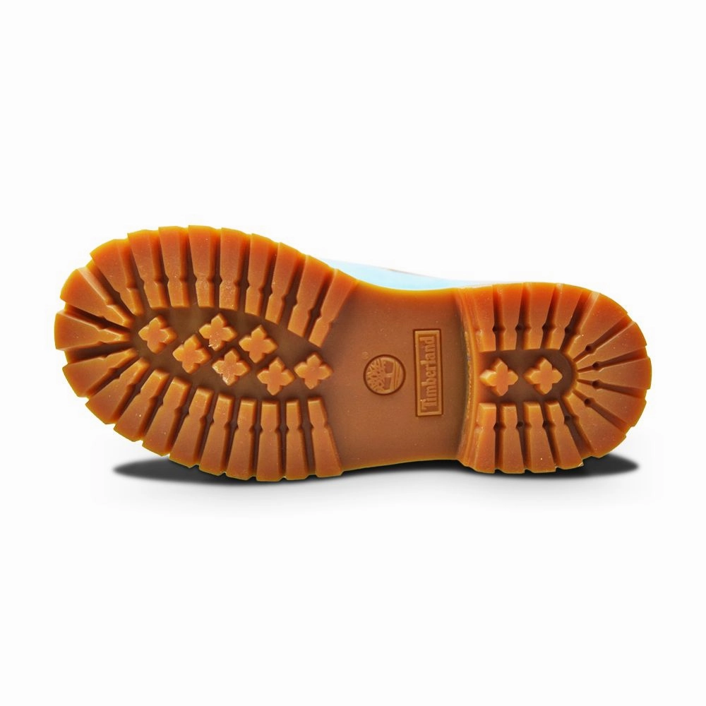 1990s Skate Shoes Juniors Timberland Premium 6 Inch Boot For Youths - 0A1R4G - Norse Blue