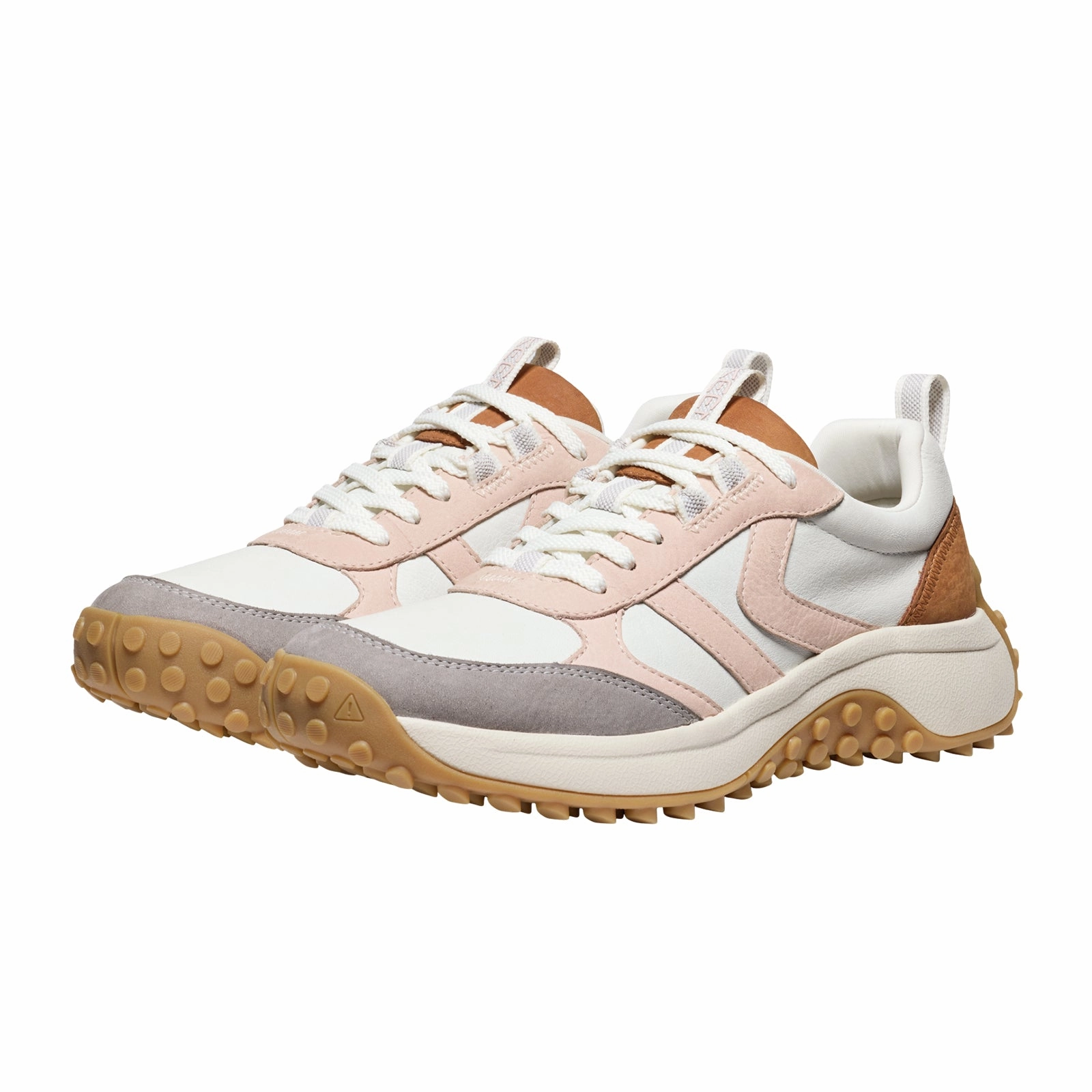 Keen KS86 Sneaker (Women) - Keen Maple/Cameo Rose Leather Road Running Shoes On Trail