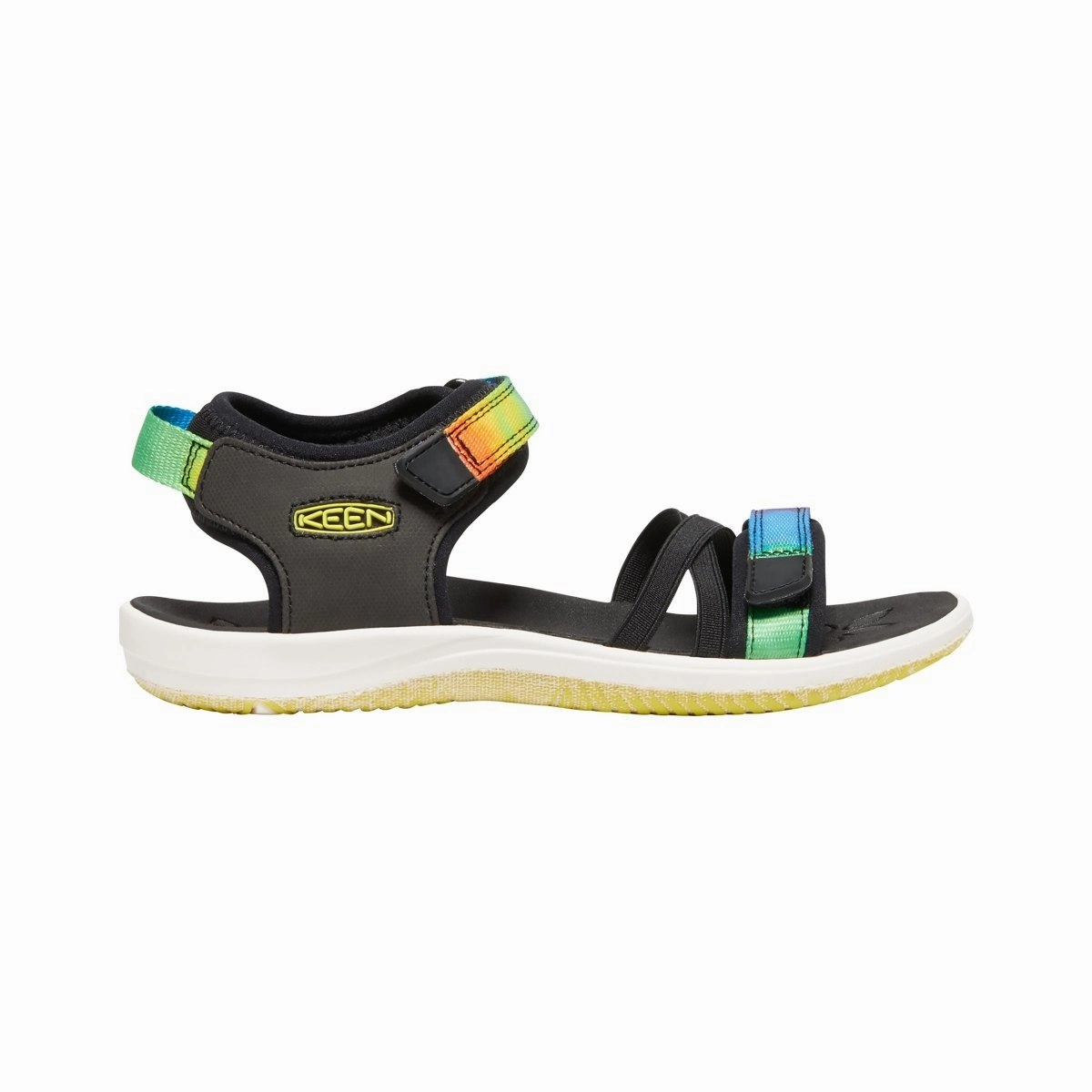 Keen PS (Preschool) Verano Black/Tie Dye Wedding Shoes Flats Wide Width