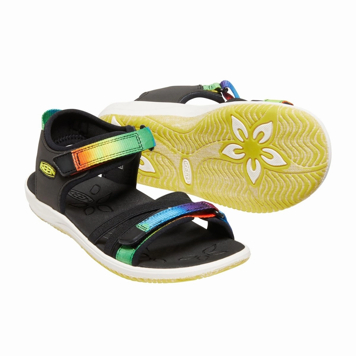 Keen PS (Preschool) Verano Black/Tie Dye Road Bike Shoes For Flat Pedals
