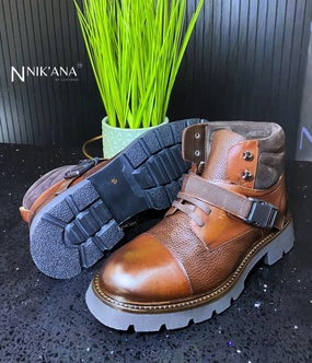 Block Heel Espadrilles iLVi058-Lace up: Brown