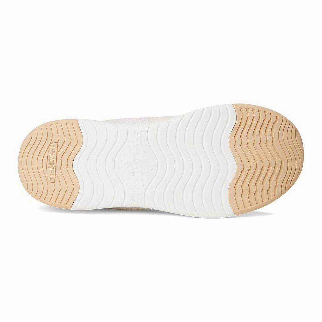 Kizik Lima Women's Lightweight, Breathable Sneakers - White Creme Cool Trail Running Shoes