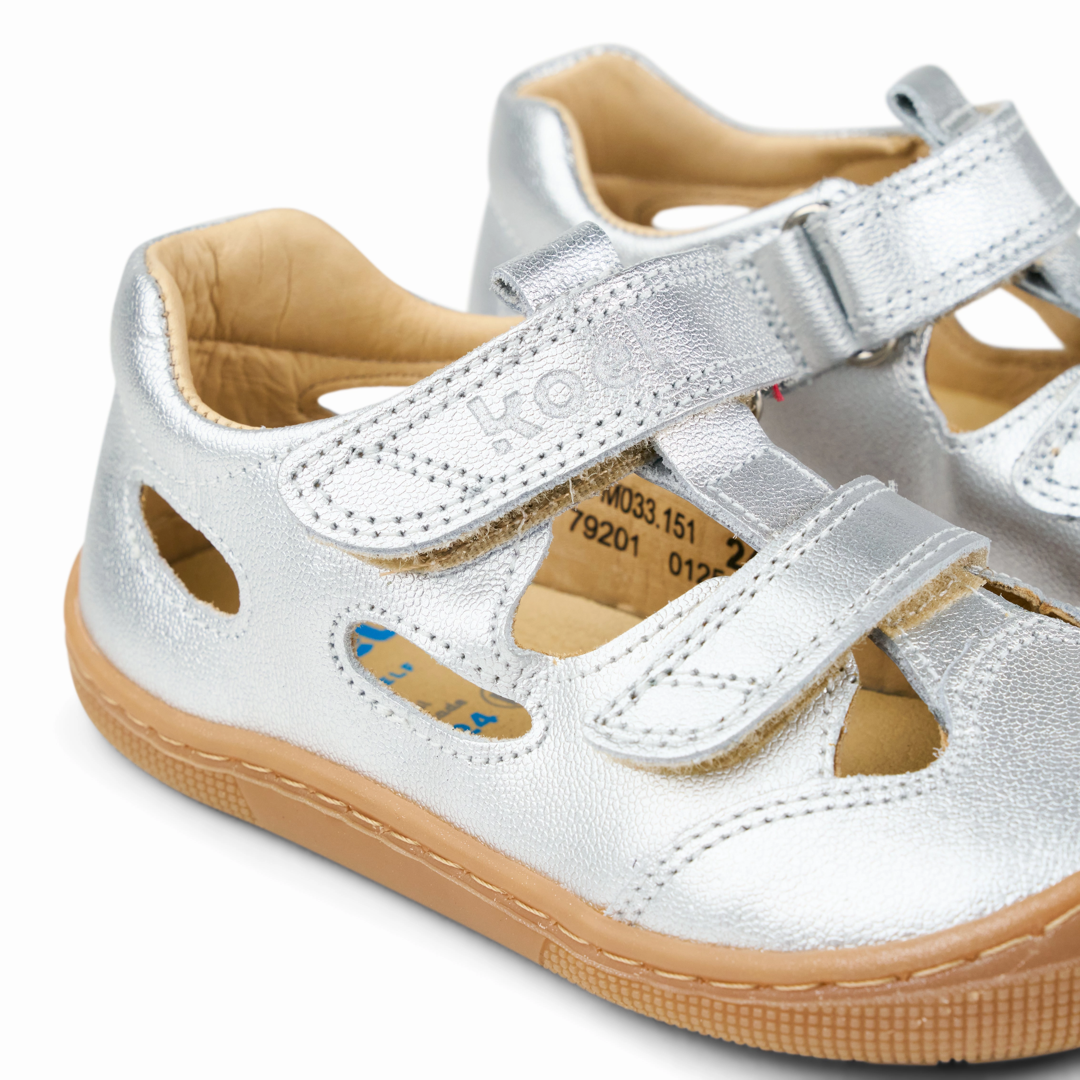 KOEL Barefoot DEEN Metalic Silver Best Flat Shoes For Squatting