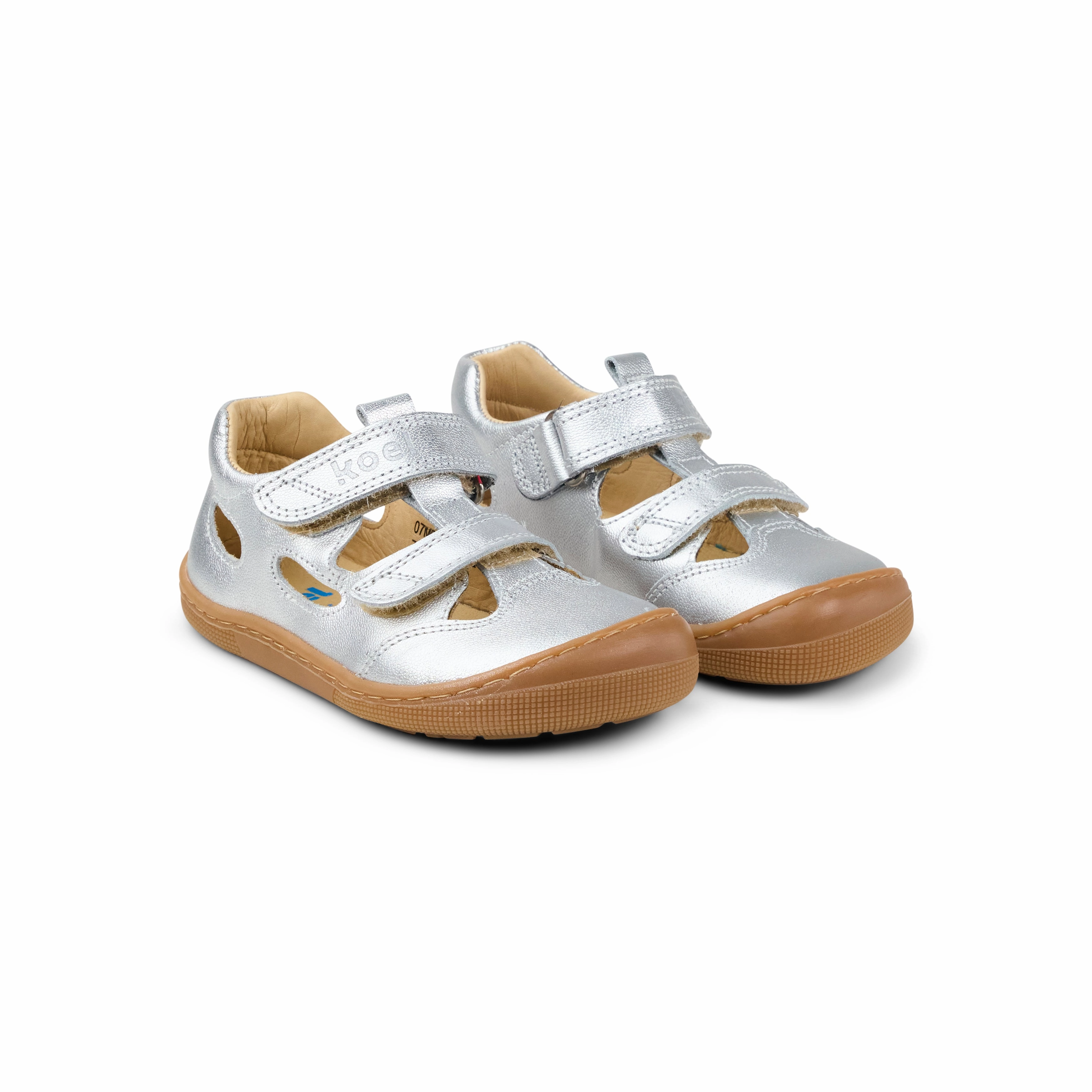 Mountain Biking Shoes For Flat Pedals KOEL Barefoot DEEN Metalic Silver