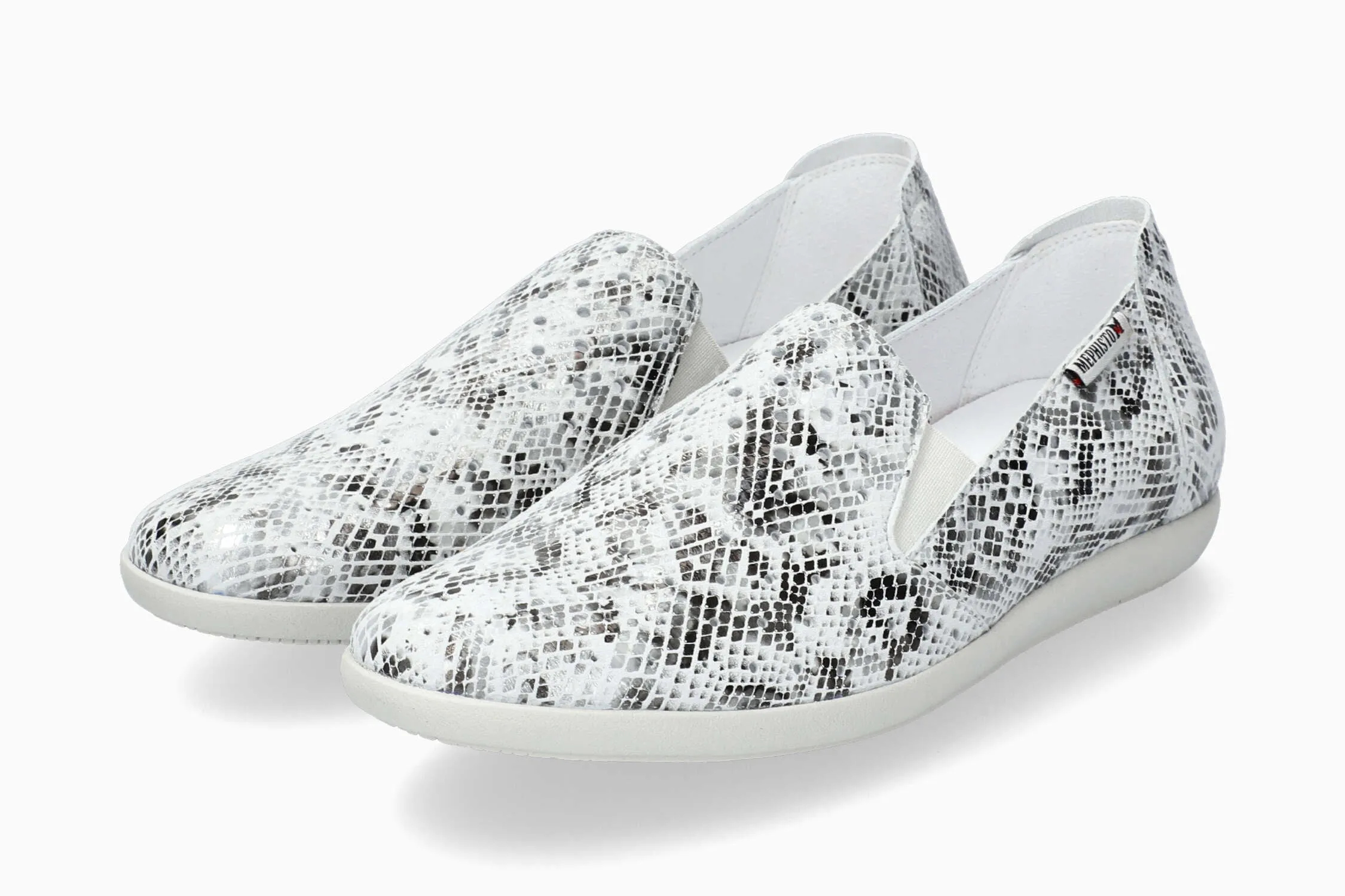 Korie Perf - Stone Two Tone Flat Shoes