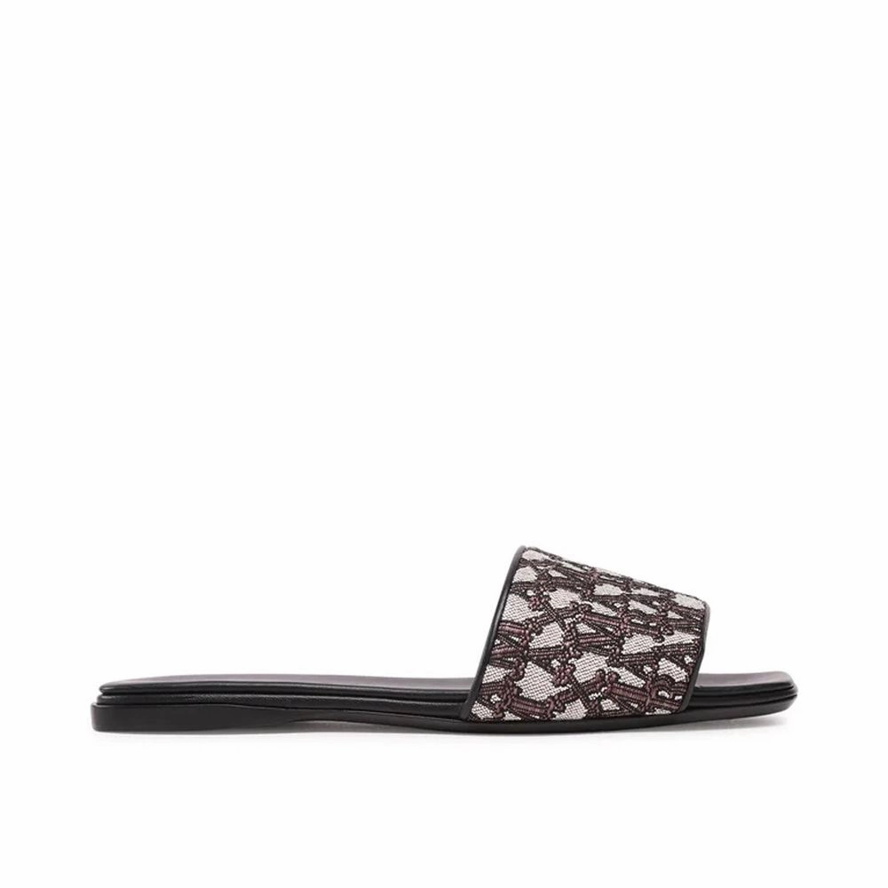Max Mara Brown Polyamide Slides Triumph Running Shoes