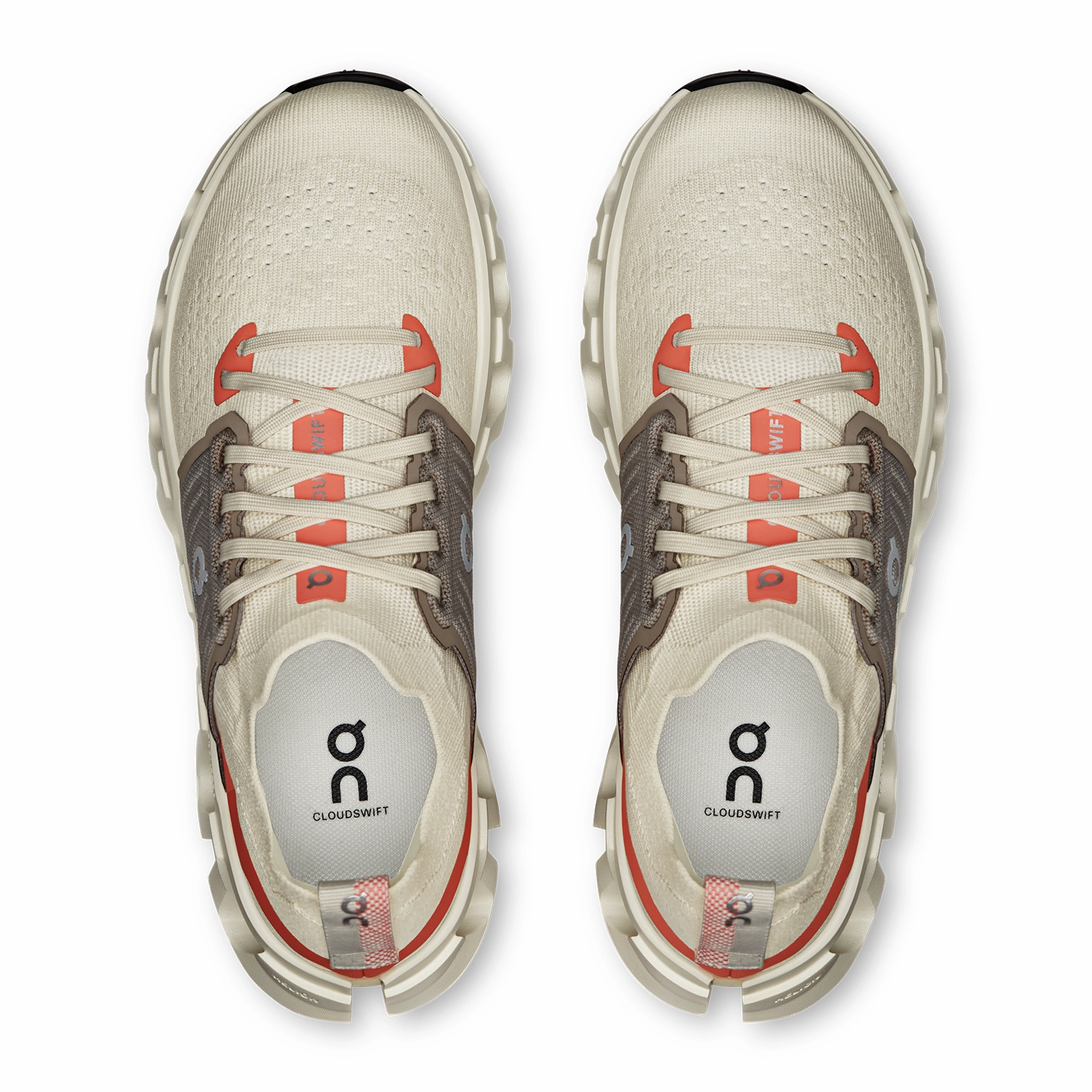 On Running Cloudswift 4 Running Shoe (Women) - Cream/Salmon Running Shoe Store Gait Analysis 3d Foot Scan 2024