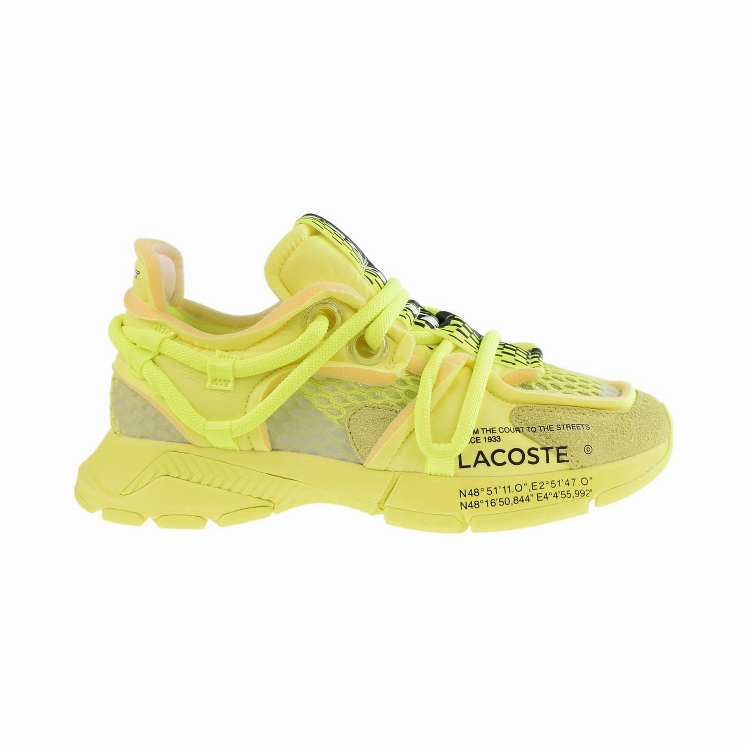 Adidas Adifoam Shoes Lacoste L003 Active Runway 123 1 SMA Men's Shoes Yellow