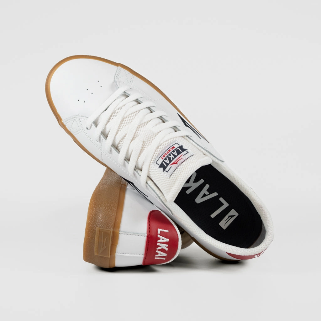 Lakai - Newport Shoes - White / Gum Best Shoe To Skate In