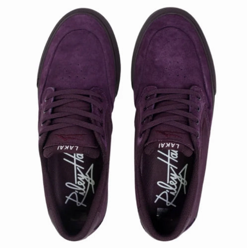 Lakai Riley 3 Skate Shoe - Black Cherry Good Skate Shoe Brands