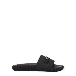 Biking Shoes Flat Pedals Lanvin Black Cotton Slippers