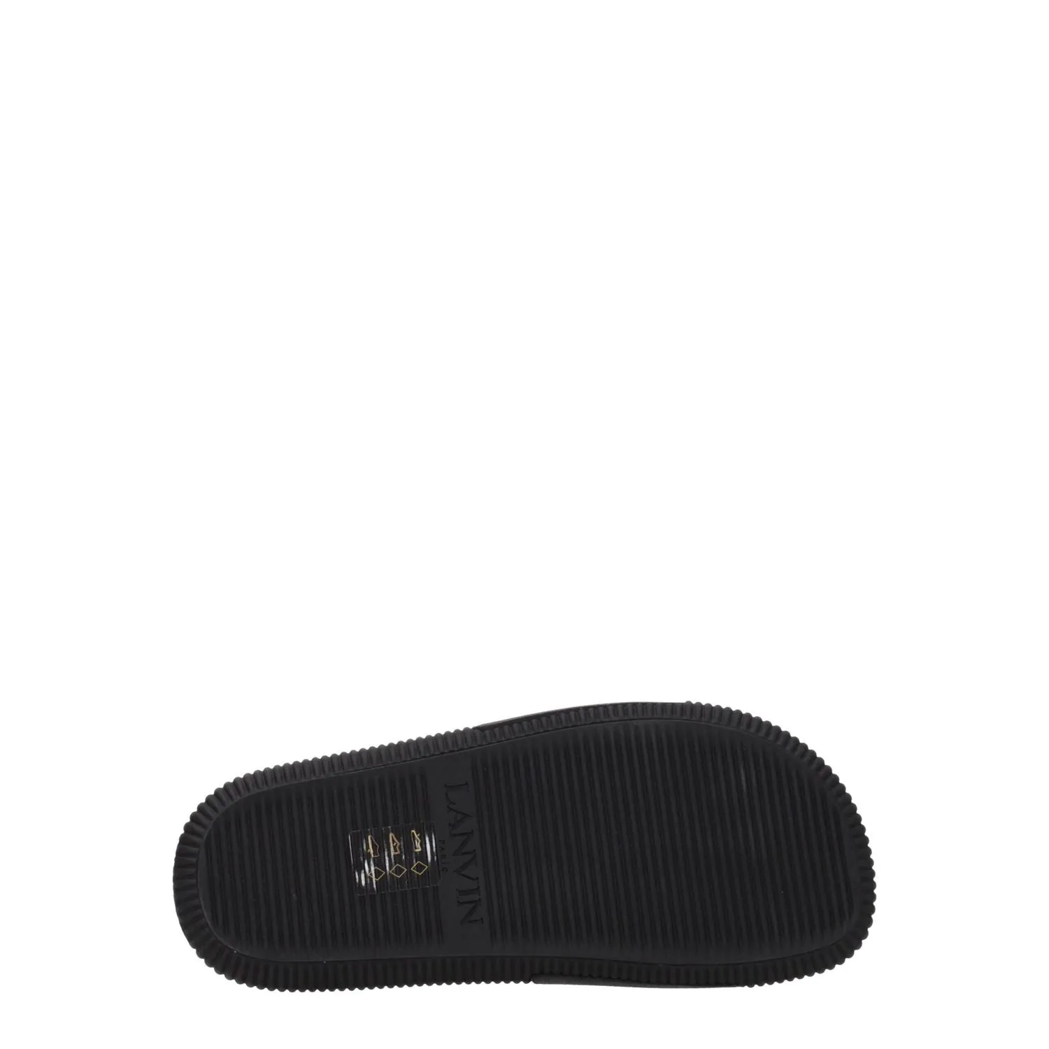Lanvin Black Cotton Slippers Best Running Shoes For Very Flat Feet