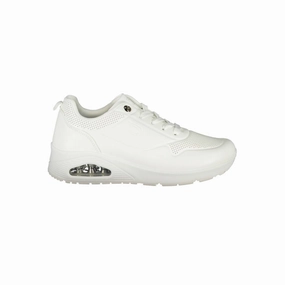 Comfortable Shoes For Work Business Casual Laura Biagiotti White Polyester Women Sneaker
