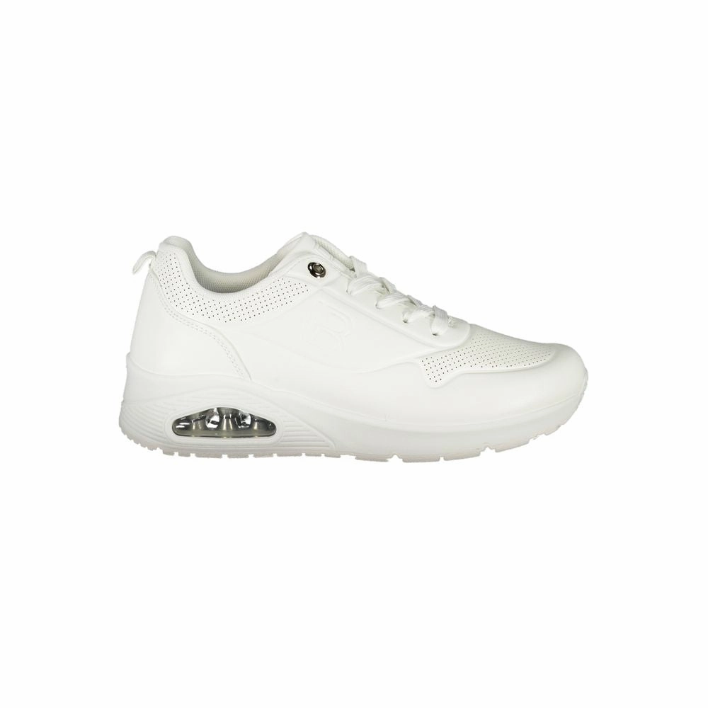 Docker Casual Shoes Laura Biagiotti White Polyester Women Sneaker