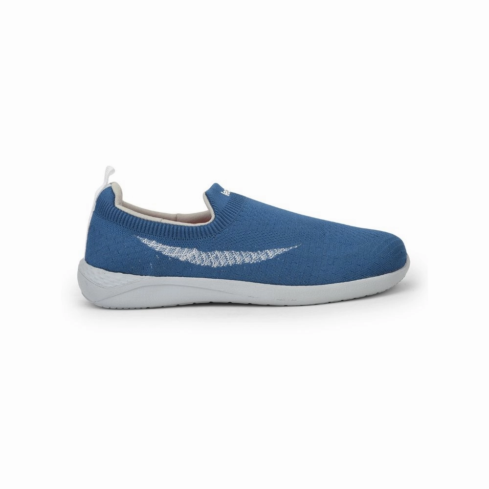 Leap7x Casual S. Blue Non Lacing Shoes For Men RORY-10 By Liberty Width Wide Casual Shoes