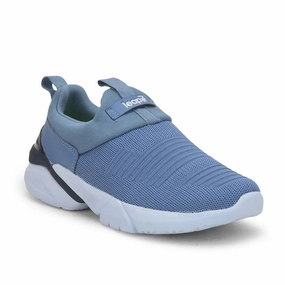 Leap7x Non-Lacing Blue Casual Slip-on Shoes For Men BRISK-01 By Liberty Casual But Classy Shoes