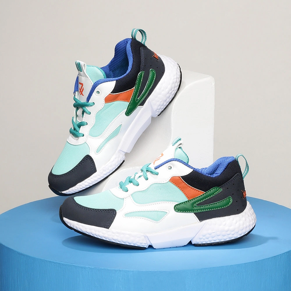 Best Walking Running Leap7x Sports Lacing Shoe For Kids (R.Blue) CARRY-03 By Liberty