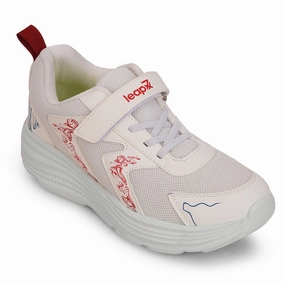 Best Shoes For Everyday Wear And Running Leap7x White Sports Lacing Running Shoes For Kids ELENOR-2LE By Liberty