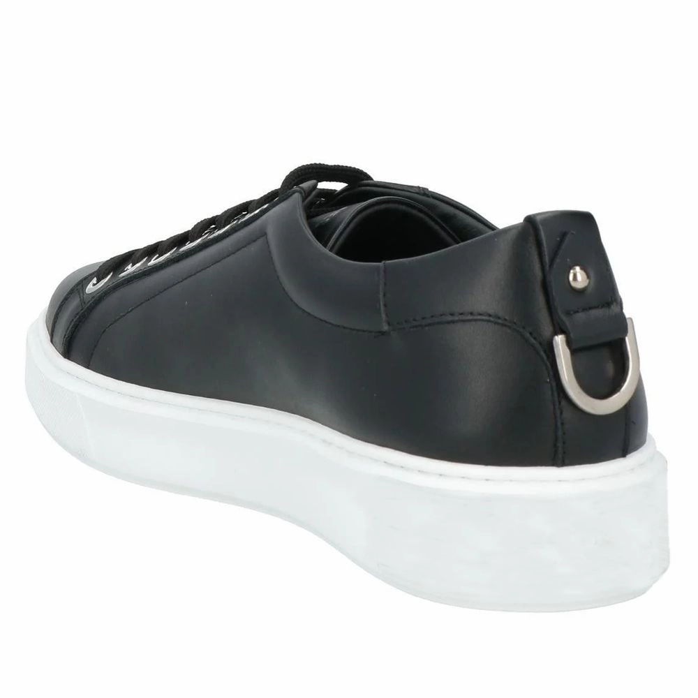 Flat Gravel Shoes Les Hommes Black Calfskin Men Sneaker