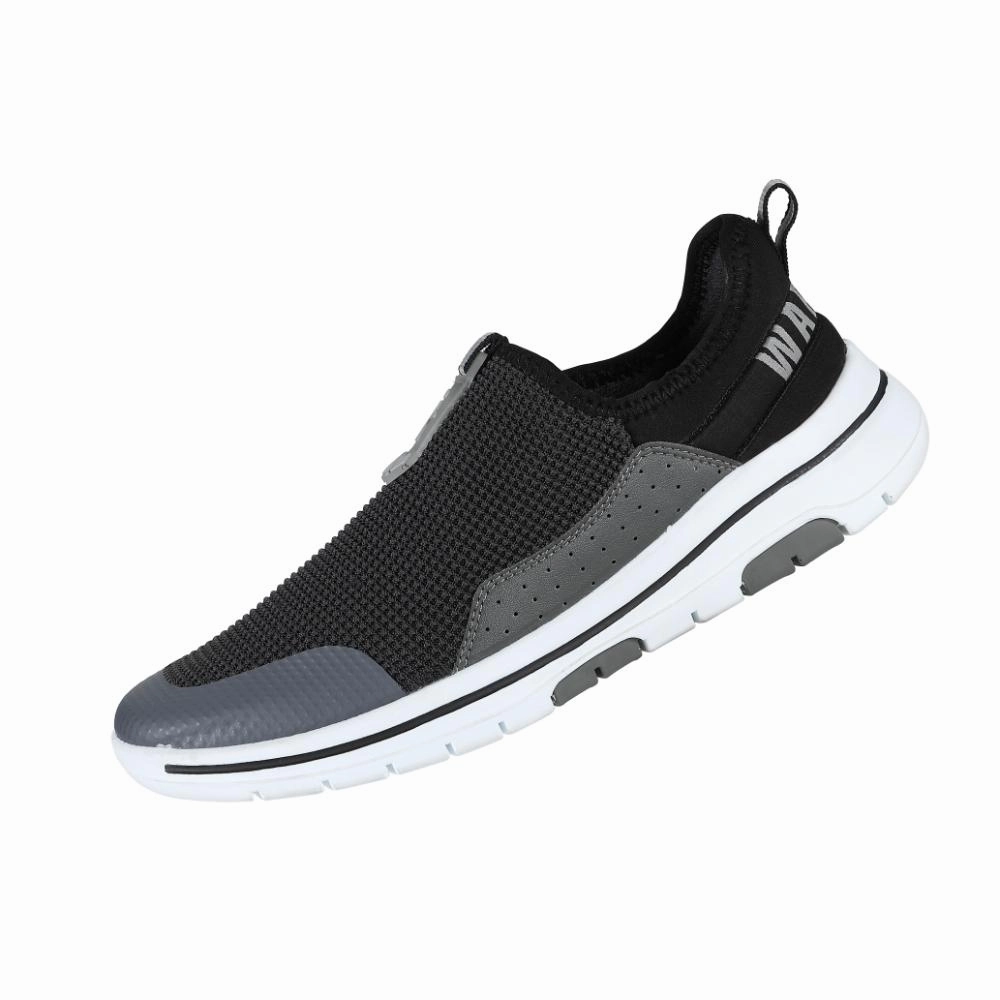 Casual And Formal Shoes Combo Warrior Grey Non-Lacing Casual Shoes For Men Easy Walk By Liberty