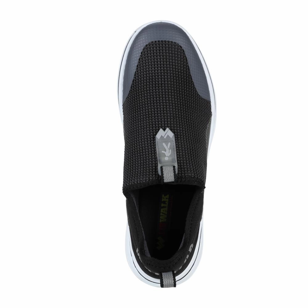 Shoes Smart Casual Warrior Grey Non-Lacing Casual Shoes For Men Easy Walk By Liberty