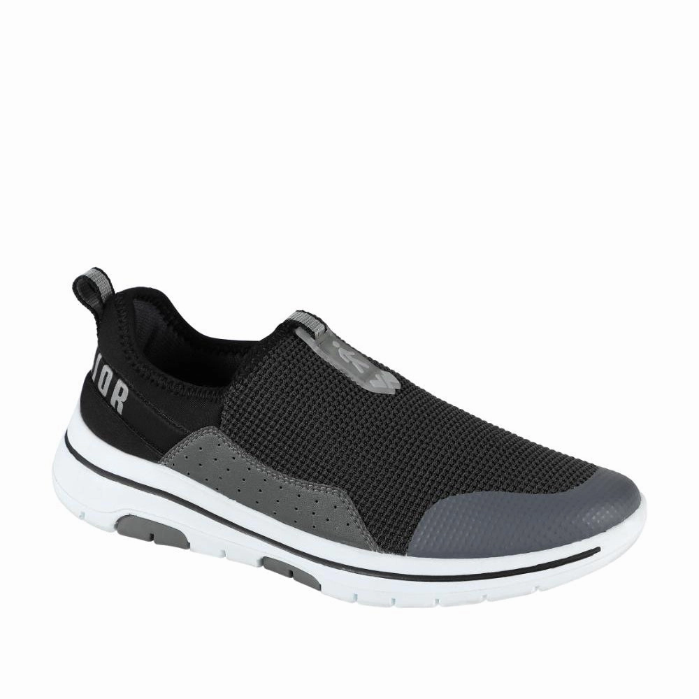 Business Casual Shoes To Wear With Khakis Warrior Grey Non-Lacing Casual Shoes For Men Easy Walk By Liberty