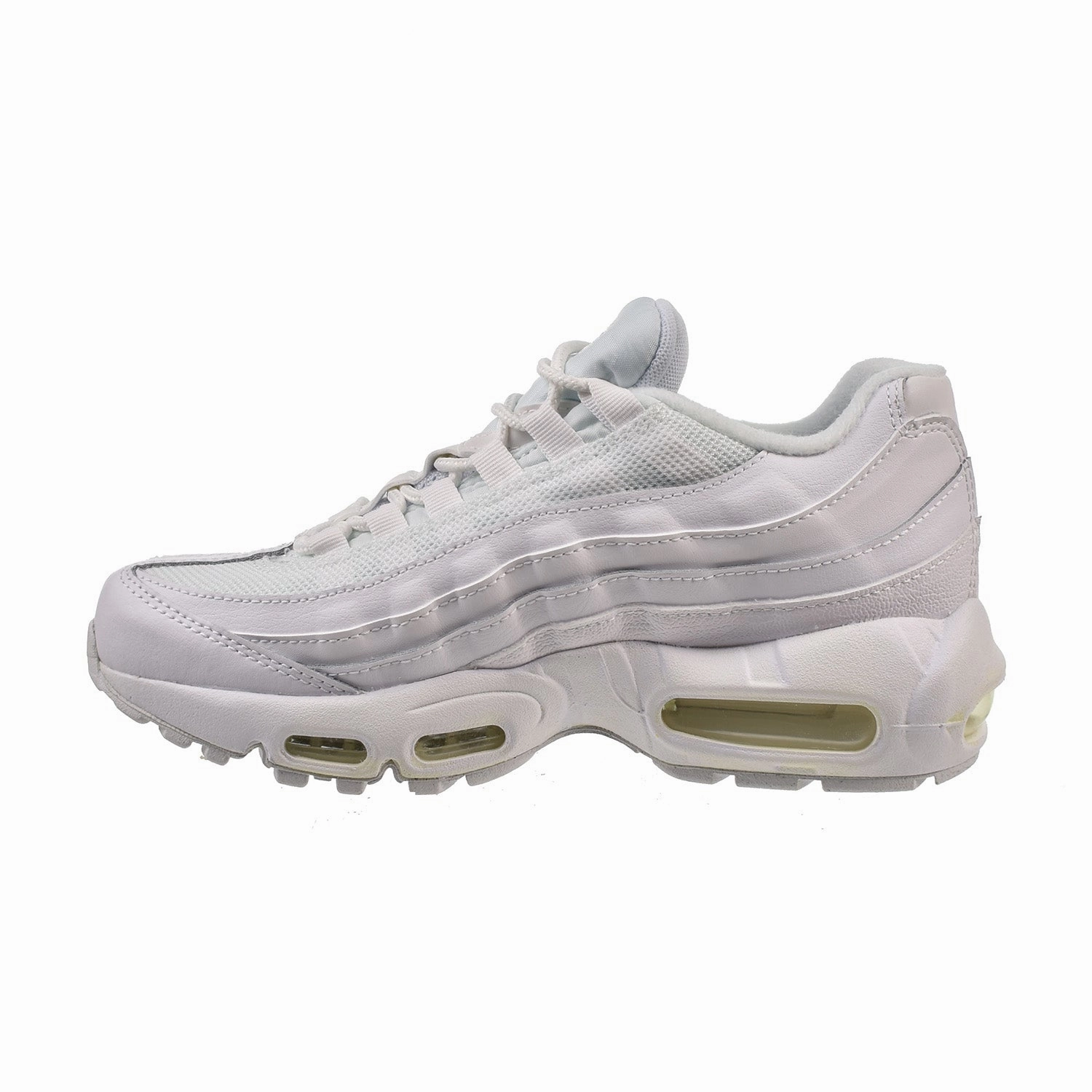 Good Running Shoes For Shin Splints Nike Air Max 95 Recraft (GS) Big Kids' Shoes Triple White