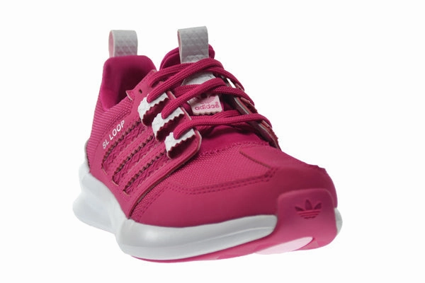 Adidas SL Loop Runner J Big Kids Shoes Bold Pink/Running White Ftw Minimalist Running Shoe