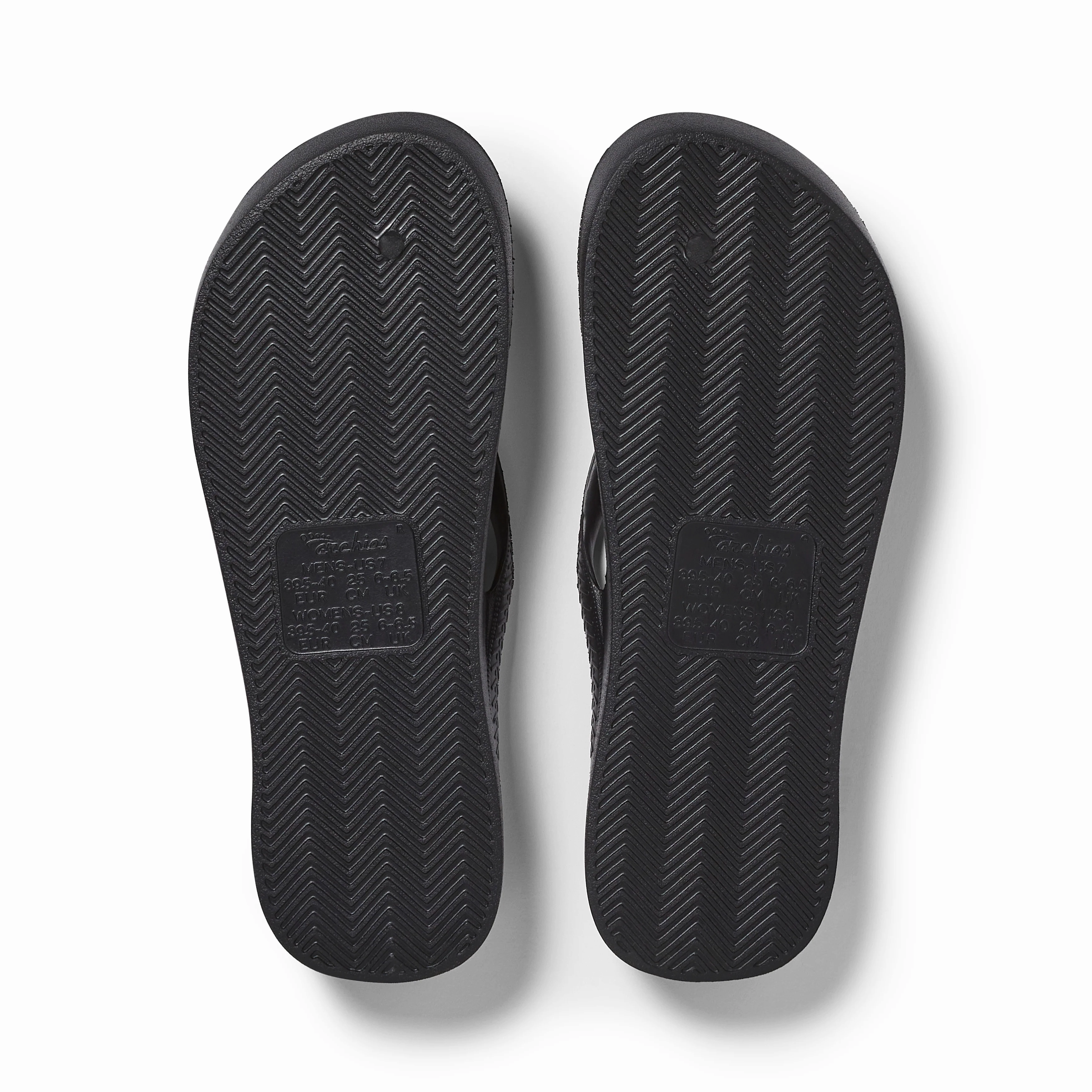 Beautiful Flip Flops Arch Support Flip Flops - Classic - Black