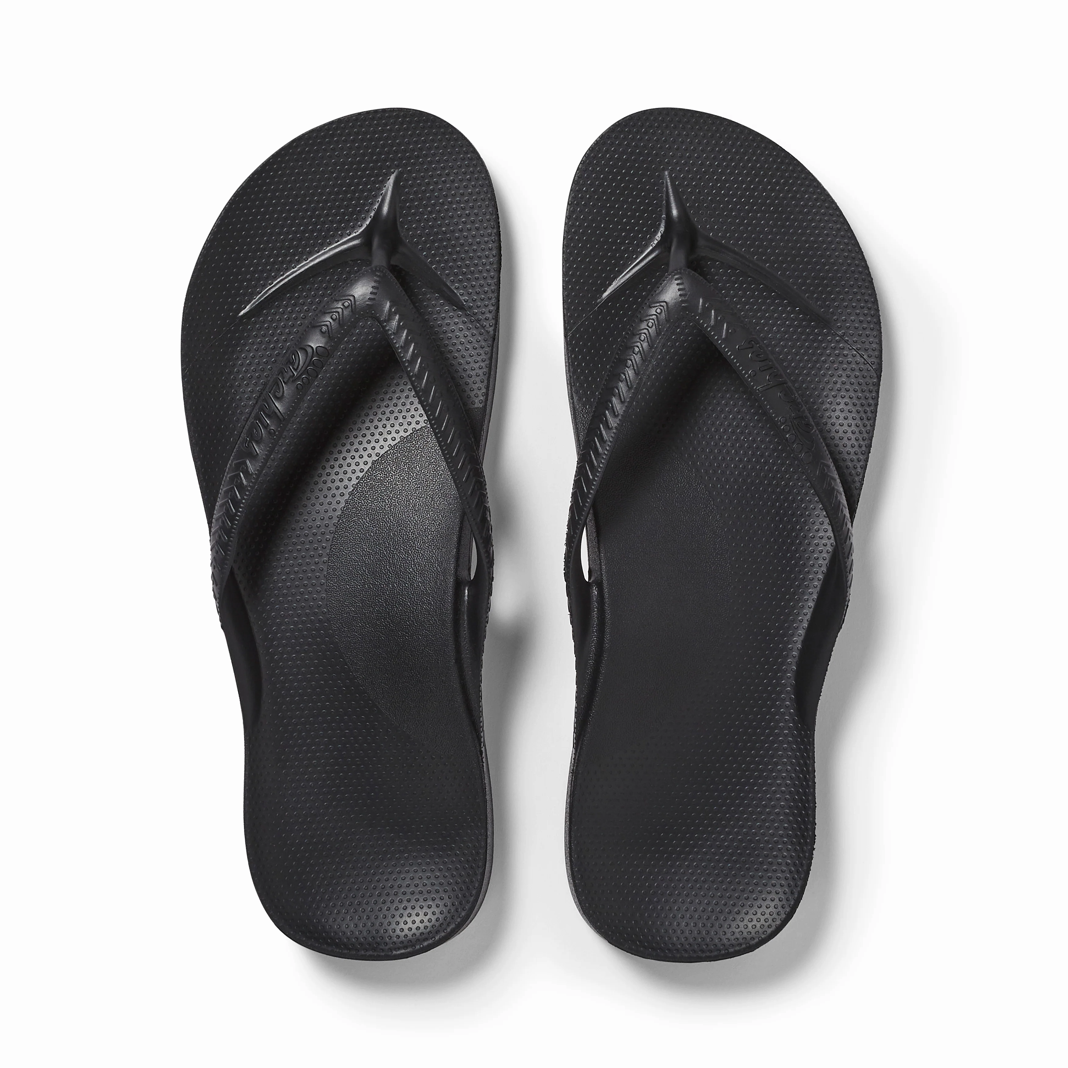 Designed Flip Flops Arch Support Flip Flops - Classic - Black