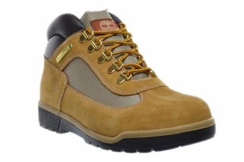 Timberland Big Kids Leather And Fabric Field Boots Wheat Peakfreak Hiking Shoes