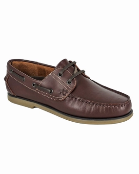 Casual Dress Shoes Jeans Dek Mens Moccasin Brown Boat Shoes