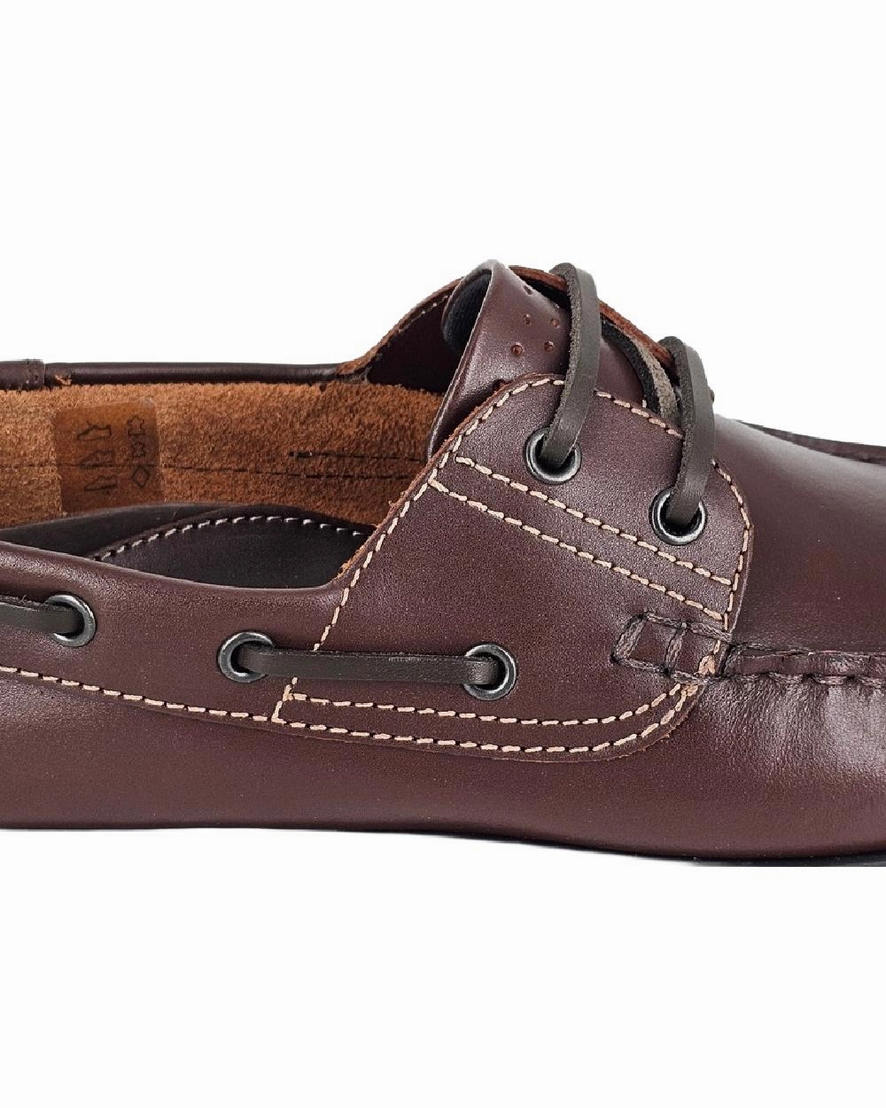 Dek Mens Moccasin Brown Boat Shoes Casual Slip On Shoe