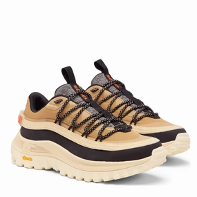 Waterproof Nubuck Shoes Sorel Women's CALLSIGN HORIZON LOW GTX Waterproof Sneaker | Caribou Buff / Caribou Beige