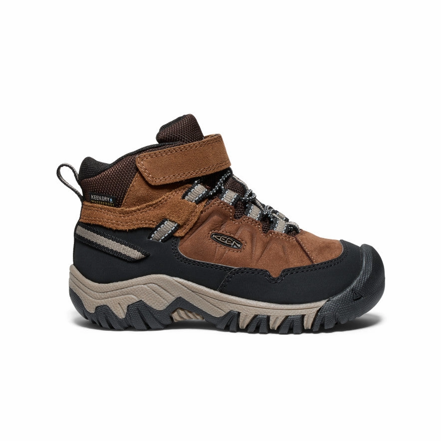 Little Kids' Targhee IV Waterproof Hiking Boot  |  Bison/Brindle Climbing