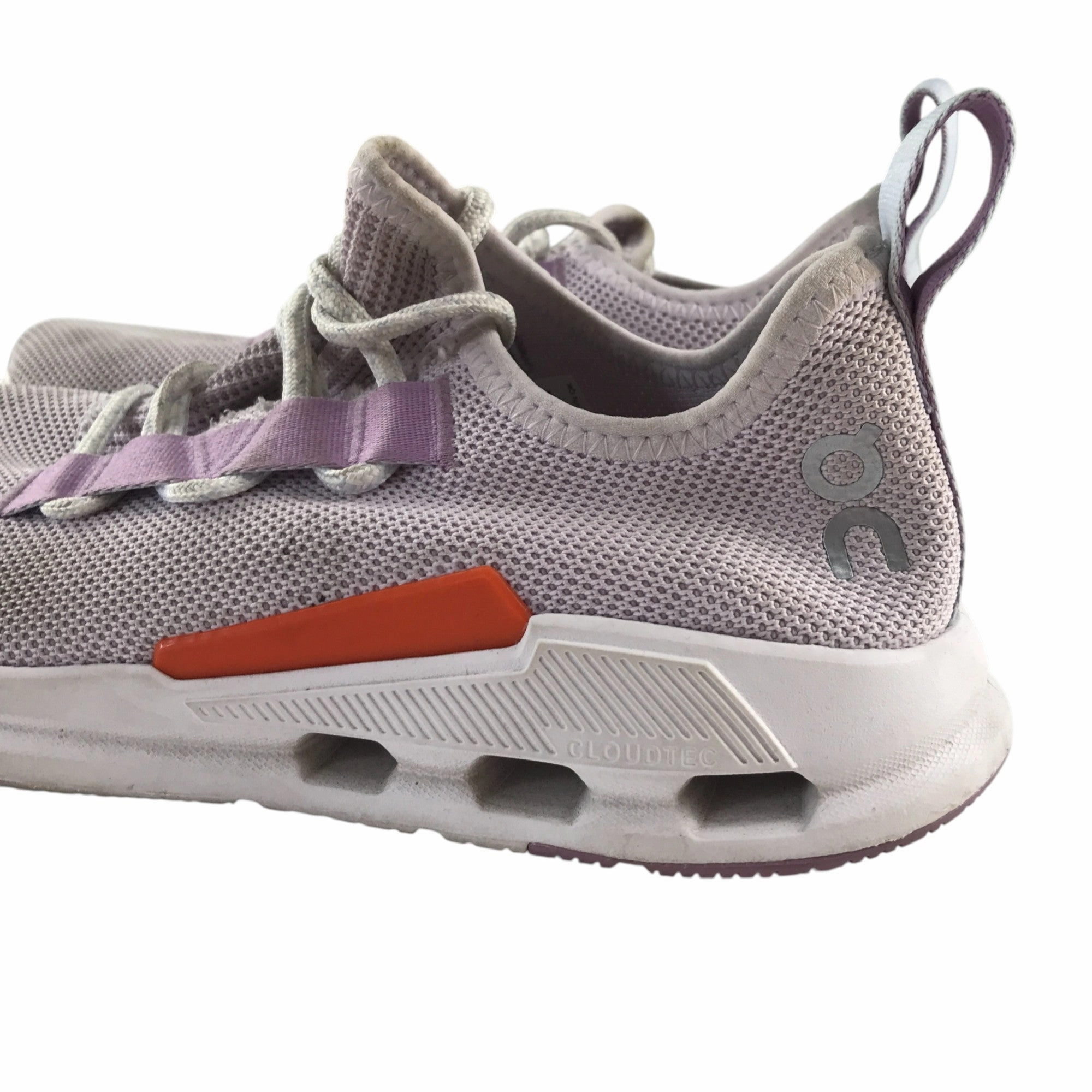 Trail Running And Hiking Shoes On Running trainers shoe size UK 7 pink breathable upper and white outer sole