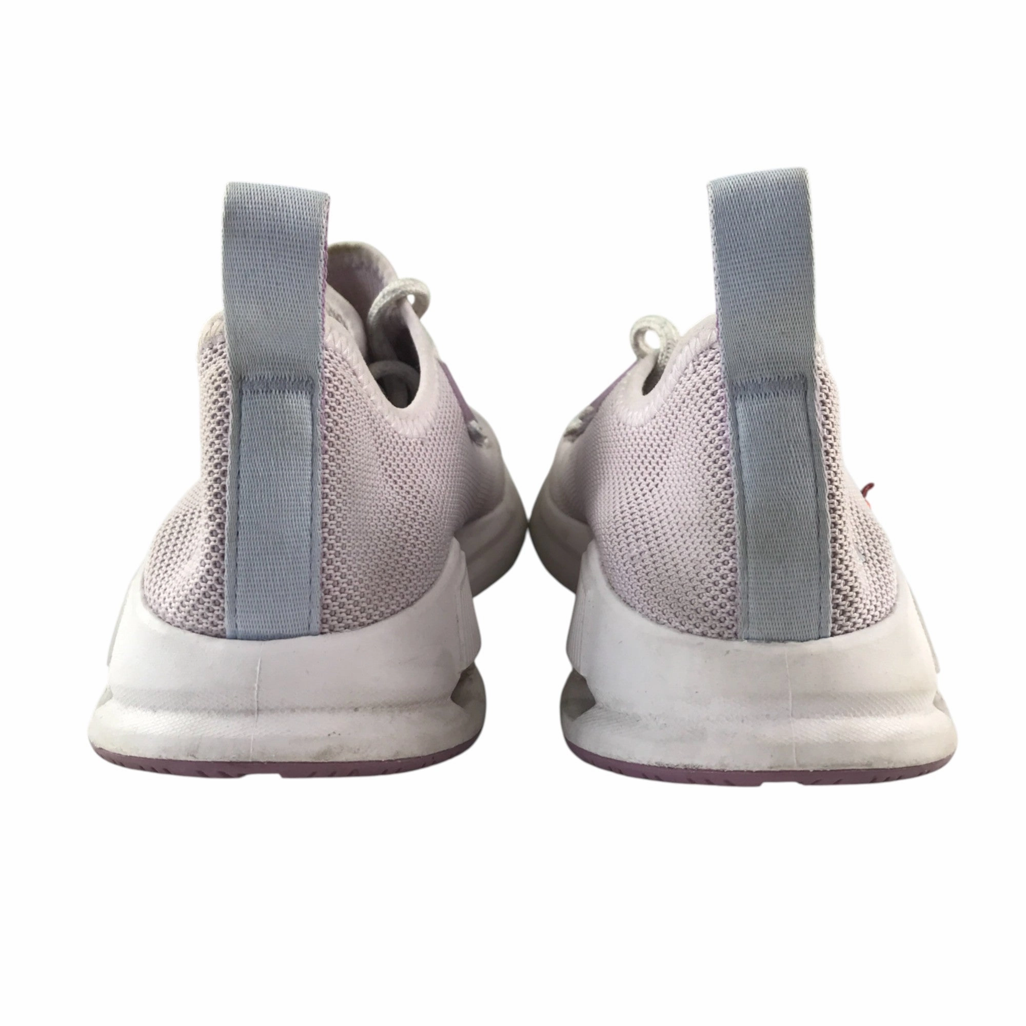 On Running trainers shoe size UK 7 pink breathable upper and white outer sole Shoe Stores In Birch Run Mi