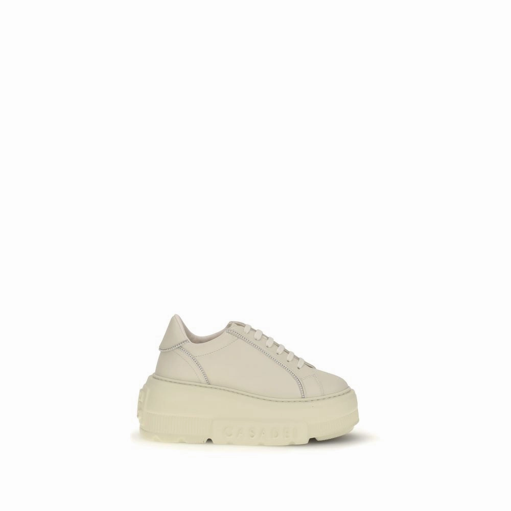 Casadei White Rubber Platform Sneakers V Sneakers