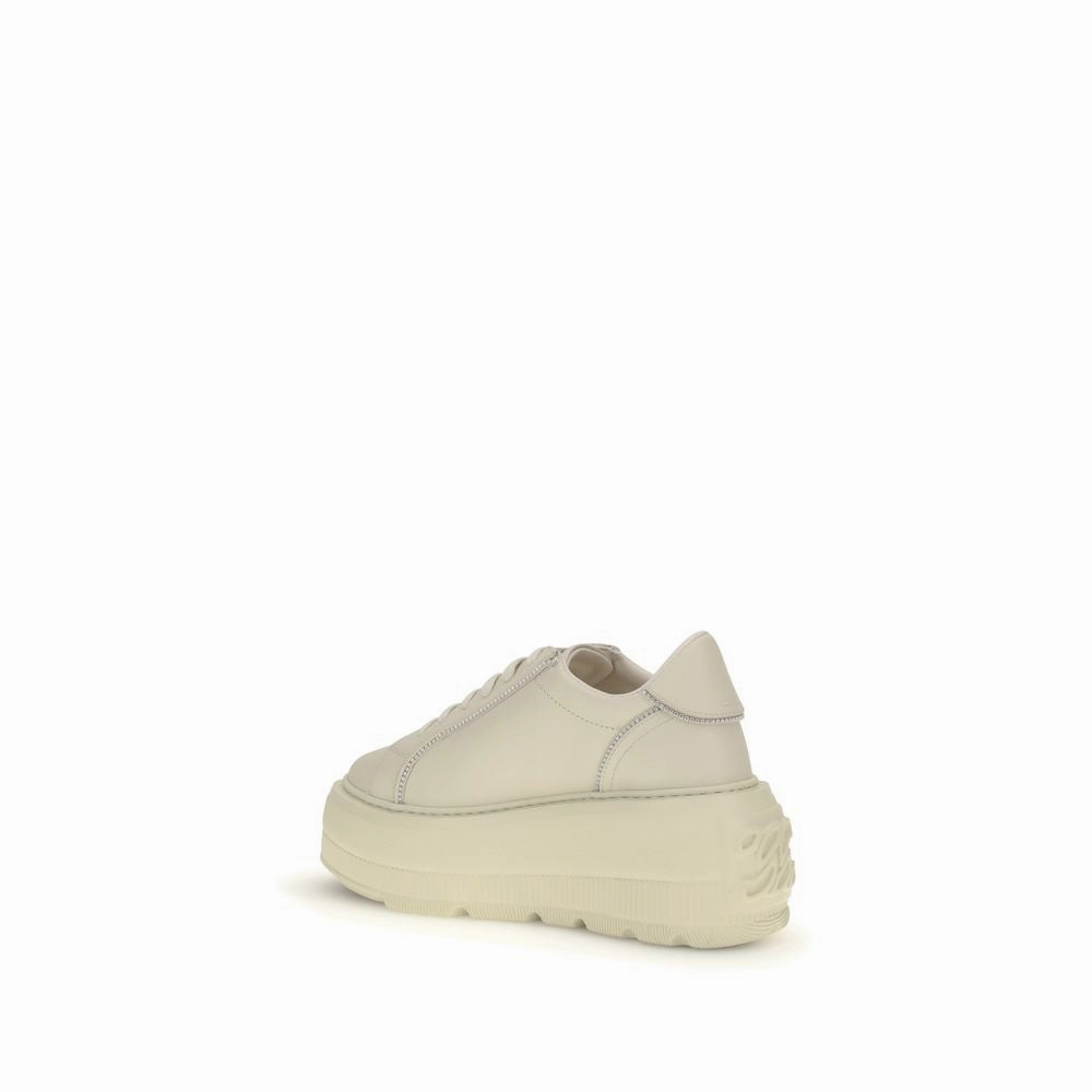 Casadei White Rubber Platform Sneakers Sneakers All Brands